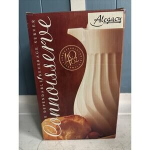 THERMAL CARAFE 40 oz. THE ORIGINAL SWIRL DESIGN FOR HOT OR COLD DRINKS Ivory